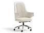Swivel leather executive chair with 5-spoke base DIVA OFFICE XL by Capital Collection_4