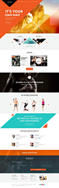 Modern and professional GYM is a perfect fit for sport clubs, personal trainer’s page, fitness centers, health clubs, gyms, sports review magazine, and sports store.: 