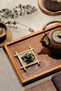 蝶豆花茶茶道茶文化茶叶摄影图