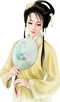 妖少---童柚采集到免抠人物(古风女)