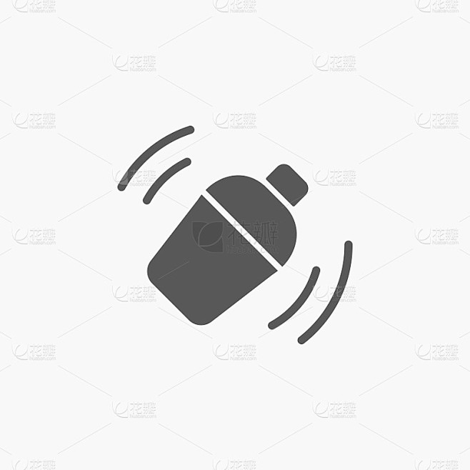摇酒器图标，鸡尾酒摇酒器矢量插图