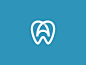 dr anita symbol logo design doctor logo branding teeth tooth stomatology dentist dental clinic care