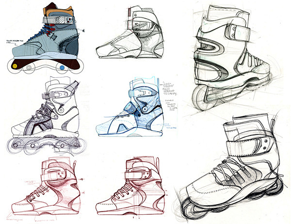 帝国街溜冰鞋设计---酷图编号95811...
