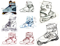 帝国街溜冰鞋设计---酷图编号958119