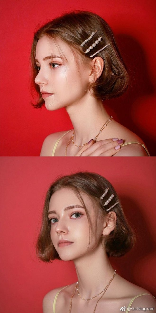 chuu模特 chloe 精致五官与完美身材兼备的甜美小仙女 我好想用这样的