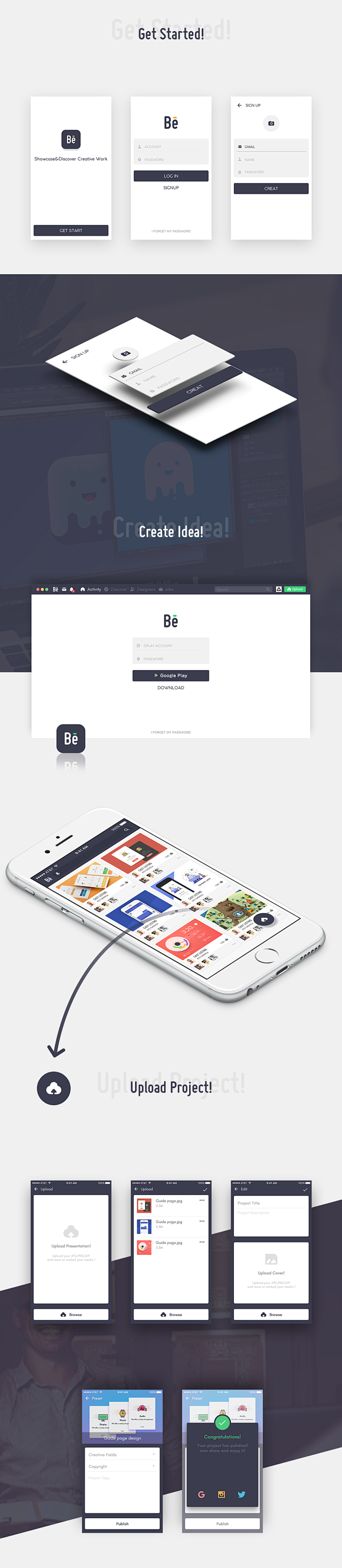 Behance Redesign