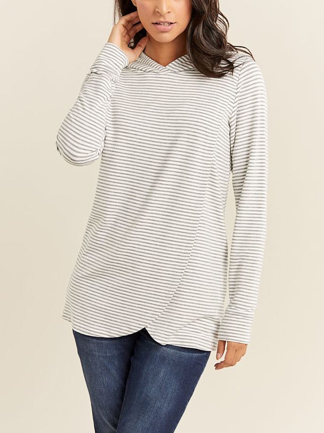 Long Sleeve Striped ...