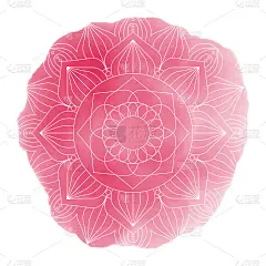 水彩画上的曼荼罗。东方绘画。矢量插图的邀请，祝贺，横幅，传单，名片。