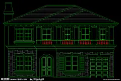 CAD DWG 图纸 平面图 素材 装修 装饰 施工图 立面图 剖面图 室内设计 建筑设计 独栋 联排 双拼 叠加 别墅 私宅 别业  公馆