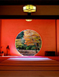 日本明月院，窗外四季。