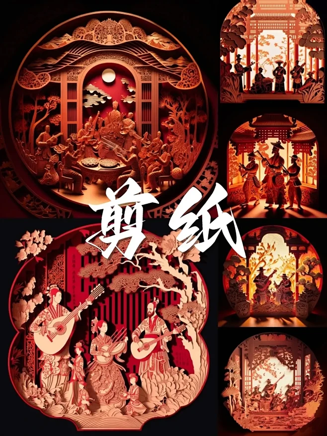 国潮非遗分享第一期——指间乾坤『剪纸』-花瓣网