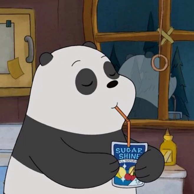 咱们裸熊卡通可爱头像