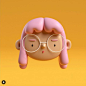 角色，3D模型c4d设计女孩玛格cinema4d插图