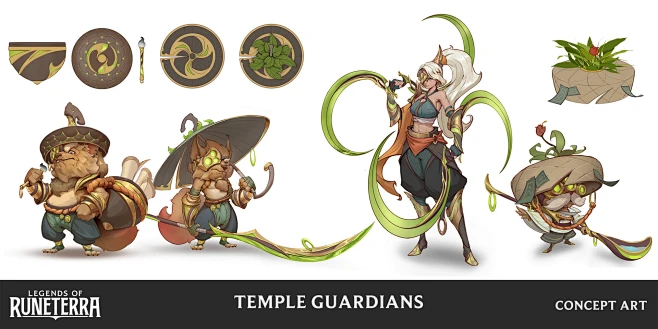 {游戏系列}美国RUNETERRA符文传说（UI,角色，场景）-花瓣网