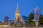 Christ church Cathedral in Cathedral Square - 创意图片 - 视觉中国