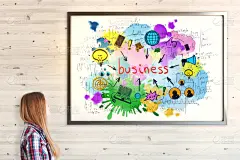 商务,草图,建筑结构,股市和交易所,绘画插图,脑风暴,领导能力,水平画幅,灯,商务会议