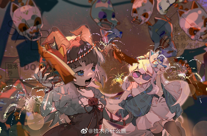 ❤关注公众号：星期五治愈星球，精美插画天...