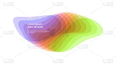 抽象的几何设计。矢量插图由各种重叠的元素。适用于横幅、布告、海报或传单。
