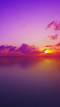 粉红色的夕阳