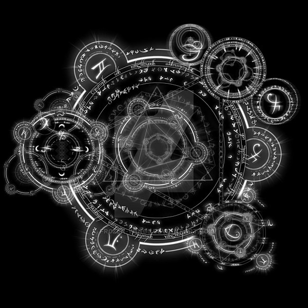 图案哥特magiccirclebyfr0zenw1ngs魔法环符文