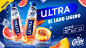 acohol Caribe cooler drink ligero light splash ultra