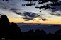 黄山 山顶 山峰 山脉 云霞 早晨 晨曦 日出 松树 剪影 云彩 朦胧 水墨画 摄影-国内风景 摄影 自然景观 自然风景