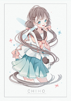 蓝小美Lan采集到しらほ 画师