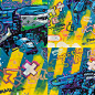 Acid Wave painting series on Behance