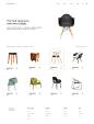 整套极简家具椅子家居电商购物网页设计模板学生作业psd设计素材-淘宝网