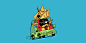 goblin cartoon ILLUSTRATION  vechicle