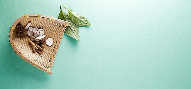 中药,简约,蓝绿色,药材,健康养生,海报...