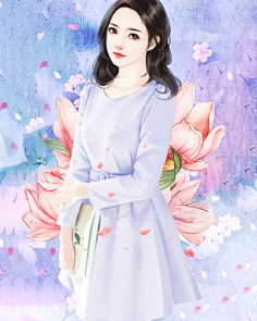 与君语(总裁)7现言封面底图#迪丽热巴#皌筱处理#素材源于网络#侵权删