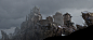 Masyaf - Assassin's Creed cinematic., Ev Shipard : Digital matte painting of the castle Masyaf the for Assassin's Creed cinematic.