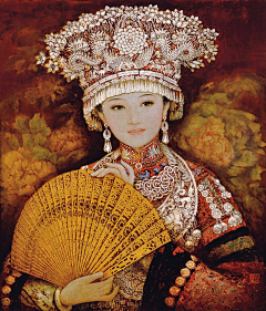 随风蒲公英采集到漆画
