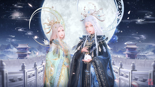 闪耀暖暖卿霄落月长风澹月