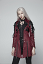 Studded Special Hot Fit Leather Long Gothic Coat : Discover Punk Rave's iconic gothic clothing,punk outfit,lolita fashion. Browse the complete collection of alternative clothing and attitude clothing from PUNK RAVE.