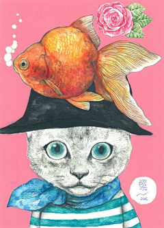拉拉别扯采集到插画