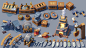 3D art blender buildings cute environment game props rpg