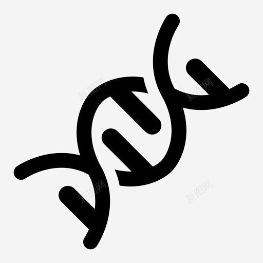 dna生物学基因图标高清素材 dna 基因 生物学 科学 螺旋 icon 标识 标志 UI图标 设计图片 免费下载-花瓣网