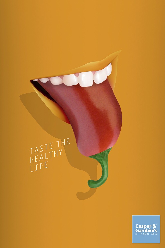 维生素饮料创意海报设计Casper&Ga...