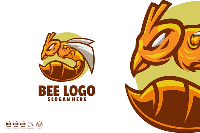蜜蜂 标志 设计 设计素材