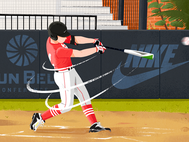 Baseball player base...
