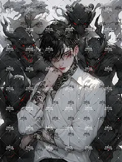 AI版权中式恐怖男10