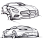 Mercedes-AMG GT - Design Sketches: