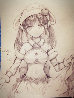 鱼鱼子采集到线稿