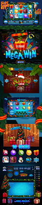 Xmas luck slot game kit (Game Kits): 