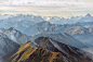 山峰的空中全景图照片摄影图片_ID:136659309-Veer图库