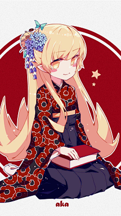 草莓棒棒糖q采集到和服少女