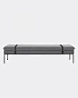 Turn Wool Daybed in Light Grey design by Ferm Living