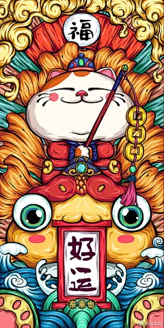 插画设计；浓郁的风格标签，结合中式主题；对人物体态、性格的捕捉非常到位！—很适合做壁纸哦！#@率叶插件 - 微博批量采集功能#